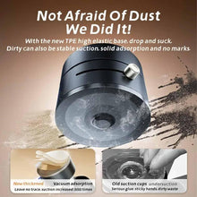 Load image into Gallery viewer, Foldable Magnetic Vacuum Phone Holder, 360° Electric Suction Car Mount, Double-Sided Swivel Stand for Car, Mirror, Gym, Kitchen, Hands-Free Portable Phone Holder (Wihte)