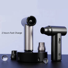 Load image into Gallery viewer, High Quality 105000 rpm handheld rechargeable small mini turbo jet blower fan with powerful brushless motor for car clean