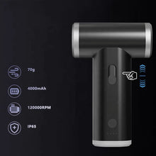 Load image into Gallery viewer, High Quality 105000 rpm handheld rechargeable small mini turbo jet blower fan with powerful brushless motor for car clean