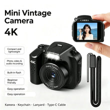 Load image into Gallery viewer, New 4K Digital Camera 64MP Mini Portable Video Camcorder 1.54 Inch Screen Children Toy Camera Birthday Gift for Boys Girls