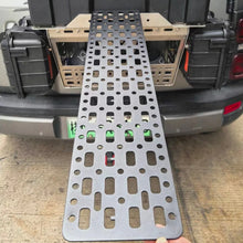 Load image into Gallery viewer, Multifunctional Aluminum Car Molle Expansion Board Offroad Roof Rack Tire Tailgate Camping Gear Mount Modification Accessory