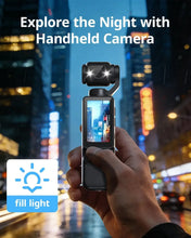 Load image into Gallery viewer, Vlogging Camera Mini Camcorder Portable Handheld Video Camera with 180° Rotating Lens Recording for Travel and Daily Moments