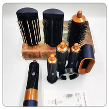 Load image into Gallery viewer, 8 In 1 lockigem Haartrockner Blattloser Hohler elektrischer Haartrockner Haushalt Anion Pflege Friseur High Power Salon Stille Schönheit Gesundheit