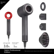 Load image into Gallery viewer, 5 In 1 Haar Trockner Blattlosen Hohl Elektrische Haar Trockner Haushalt Anion Pflege Friseur Hohe Power Salon Stumm Schönheit gesundheit