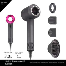 Load image into Gallery viewer, 5 In 1 Haar Trockner Blattlosen Hohl Elektrische Haar Trockner Haushalt Anion Pflege Friseur Hohe Power Salon Stumm Schönheit gesundheit