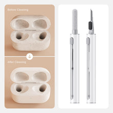 Load image into Gallery viewer, Cleaner Kit for Airpods Pro 1 2 3 Multi-Function Cleaning Pen with Soft Brush Flocking Sponge for Bluetooth Earphones Case Cleaning Tools for Samsung Sony Beats Bose Headphones White