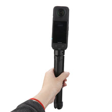 Load image into Gallery viewer, Extendable Mini Tripod, Portable Handheld Selfie Stick Tabletop Tripod with 1/4" Screw, Compatible with GoPro, Insta360, DJI Osmo Action Pocket Vlog Camera
