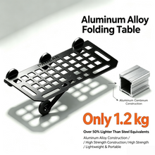 Load image into Gallery viewer, Magnetic MOLLE Panel,Aluminum Ultra‑Light Foldable Car Side Table Paint‑Safe Magnet SUV Camp Gear

