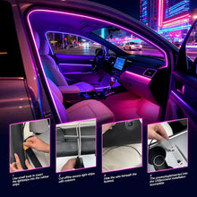 Load image into Gallery viewer, Padear Car Door Frame LED Light Strip 64 Colors Music Sync, APP Control  USB Ambient Light  Interior Accessory Suitable for Most Cars
