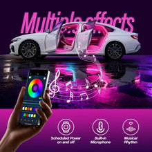 Load image into Gallery viewer, Padear Car Door Frame LED Light Strip 64 Colors Music Sync, APP Control  USB Ambient Light  Interior Accessory Suitable for Most Cars
