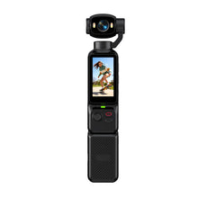 Load image into Gallery viewer, Portable 4K Handheld Vlog Camera Built‑in Gimbal Stabilizer Rotatable Screen Camcorder For Travel Shooting
