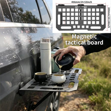 Load image into Gallery viewer, Car Door Magnetic Side Tray, Detachable Camping Table for SUV Offroad, Outdoor Portable Food Holder Rack for Picnic &amp; Travel
