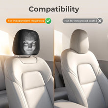 Load image into Gallery viewer, Halloween Ghost Car Headrest Cover Double Sided Spooky Prank Auto Interior Separated Headrest Halloween Party Decor Trick Prop
