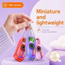 Load image into Gallery viewer, 1080P HD Mini Thumb Camera Rotating RGB Light Portable Keychain Pendant Camera Digital Video Photo Camcorder OTG For Travel
