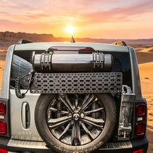 Load image into Gallery viewer, Multifunctional Aluminum Car Molle Expansion Board Offroad Roof Rack Tire Tailgate Camping Gear Mount Modification Accessory
