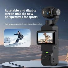 Load image into Gallery viewer, Portable 4K Handheld Vlog Camera Built‑in Gimbal Stabilizer Rotatable Screen Camcorder For Travel Shooting
