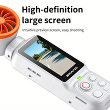 Load image into Gallery viewer, Latest New 1080P Handheld Fan Gimbal Camera, 180° Rotatable HD Vlog Camera with Cooling Fan, 2000mAh Portable Action Cam
