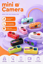 Load image into Gallery viewer, 1080P HD Mini Thumb Camera Rotating RGB Light Portable Keychain Pendant Camera Digital Video Photo Camcorder OTG For Travel
