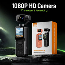 Load image into Gallery viewer, Action Camera 1080P HD Handheld Gimbal 1.4" IPS Screen Pocket Vlog Camcorder 110 Mins Recording Mini DV with Light for Sports
