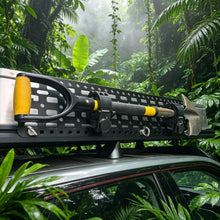 Load image into Gallery viewer, Multifunctional Aluminum Car Molle Expansion Board Offroad Roof Rack Tire Tailgate Camping Gear Mount Modification Accessory
