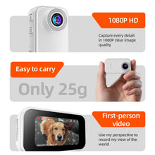 Load image into Gallery viewer, Mini 1080P Sports Action Camera 1.47" IPS Screen Portable Video Recorder for Motorcycle Cycling Outdoor Vlogging
