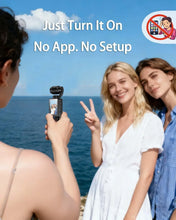 Load image into Gallery viewer, Vlogging Camera Mini Camcorder Portable Handheld Video Camera with 180° Rotating Lens Recording for Travel and Daily Moments
