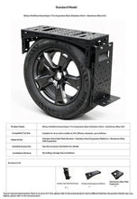 Load image into Gallery viewer, Spare Tire MOLLE Expansion Rack Universal Offroad SUV Rear Wheel Cargo Storage Bracket Overland Camping Tool Mount Platform
