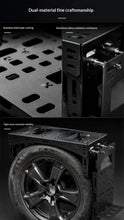 Load image into Gallery viewer, Spare Tire MOLLE Expansion Rack Universal Offroad SUV Rear Wheel Cargo Storage Bracket Overland Camping Tool Mount Platform

