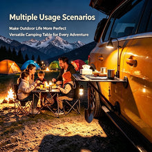 Load image into Gallery viewer, Magnetic MOLLE Panel,Aluminum Ultra‑Light Foldable Car Side Table Paint‑Safe Magnet SUV Camp Gear
